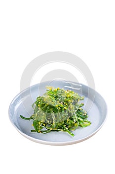 Organic Japanese Wakame salad in sesame oil, vinegar and a hint of spicy chili