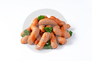 Organic kielbasa sausages