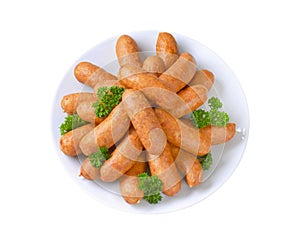 Organic kielbasa sausages