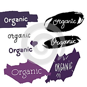 Organic logo calligraphy