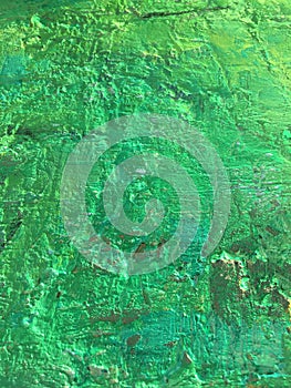 Organic matter summer background with green spring painting texture