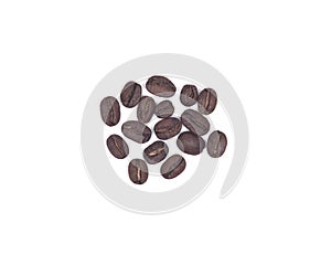 Organic medium dark roasted coffee beans