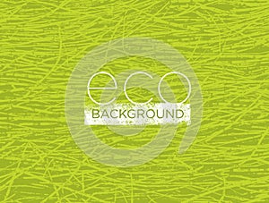 Organic Nature Eco Friendly Vector Background Concept