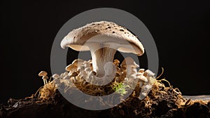 organic object champignon mushroom