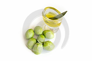 Olivos a aceituna aceite 