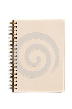 Organic paper notebook