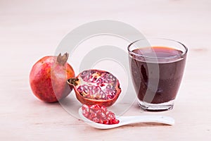 Organic Pomegranate juice with high anti-oxidant good for health