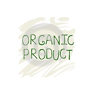 Organic product label and high quality product badges. Bio Pure healthy Eco food organic, bio and natural product icon