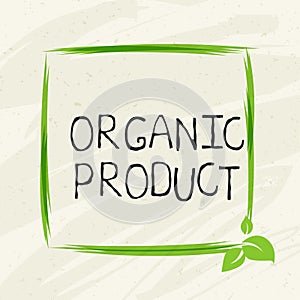 Organic product label and high quality product badges. Bio Pure healthy Eco food organic, bio and natural product icon