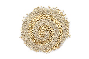 Organic Quinoa (Chenopodium quinoa) seeds.