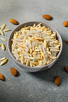 Organic Raw Blanched Slivered Almonds