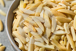 Organic Raw Blanched Slivered Almonds