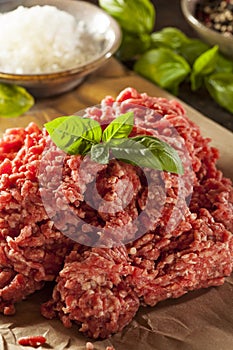 Organic Raw Grass Fed Ground Beef