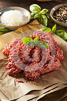 Organic Raw Grass Fed Ground Beef