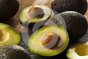 Organic Raw Green Avocados