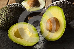 Organic Raw Green Avocados