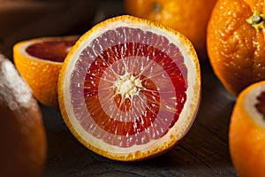 Organic Raw Red Blood Oranges
