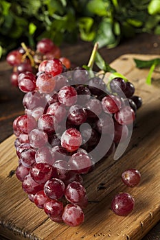 Organic Raw Red Grapes