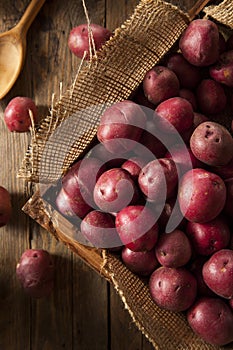 Organic Raw Red Potatoes