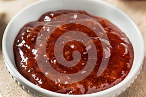 Organic Raw Red Strawberry Jam Jelly