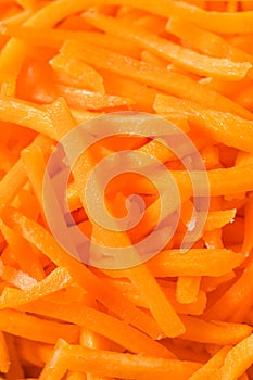 Organic Raw Shredded Carrot Shreds photo