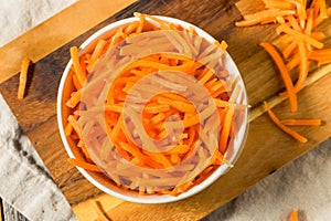 Organic Raw Shredded Carrot Shreds photo