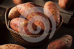 Organic Raw Sweet Potatoes