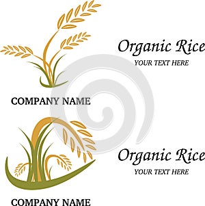 Organic rice logo