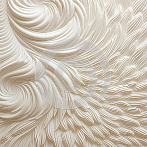 Organic Sculpting: Detailed Feather Rendering With Swirl Pattern