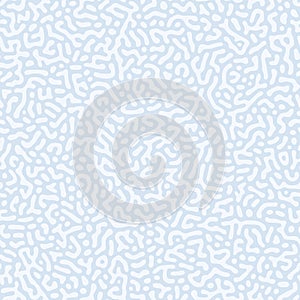 Organic seamless pattern. Irregular bacteria background. Repeated line patern. Dashes turing surface. Compound structure. Uneven