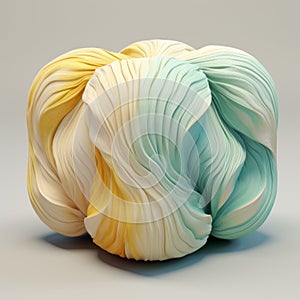 Organic Shaped Sculpture With Realistic Color Schemes