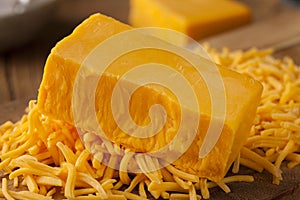 Organic Sharp Cheddar Cheese photo