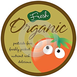Organic Sticker/Label