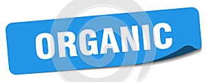 organic sticker. organic label