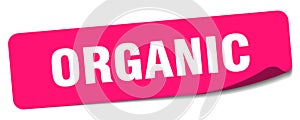 organic sticker. organic label