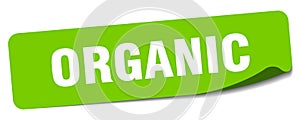 organic sticker. organic label