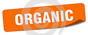 organic sticker. organic label