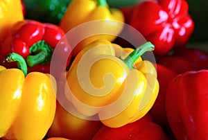 Organic sweet pepper