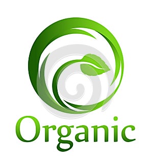 Organic circle logo photo