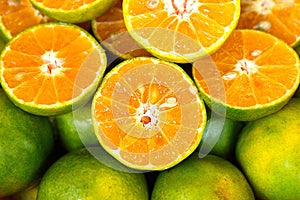 Organic Tangerine Thailand Food Sweet Nature Orange Green Juice Fresh