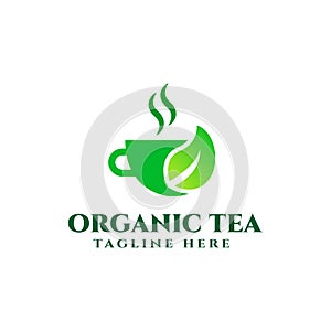 Organic tea logo design