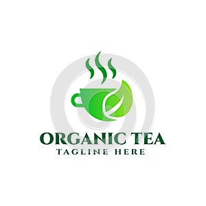 Organic tea logo design