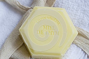 Organic thyme honey soap