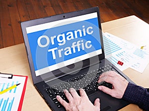 Organic Traffic is shown on the conceptual photo using the text