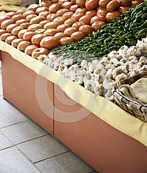 Organic vegetable market