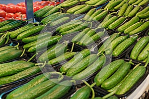 Organic vegetables in market