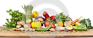 Organic vegetables photo