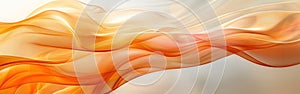 Organic Waving Lines Texture in Brown, Beige, and Orange - Abstract Background Banner for Web Design and AI Wallpaper