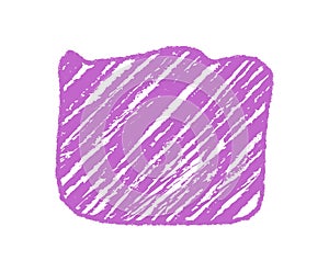 Organic Wavy Chalk Scribble Textbox Frame