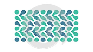 Organic Wavy Geometric Pattern Vector, Fluid Modern Design, vector design Generative AI